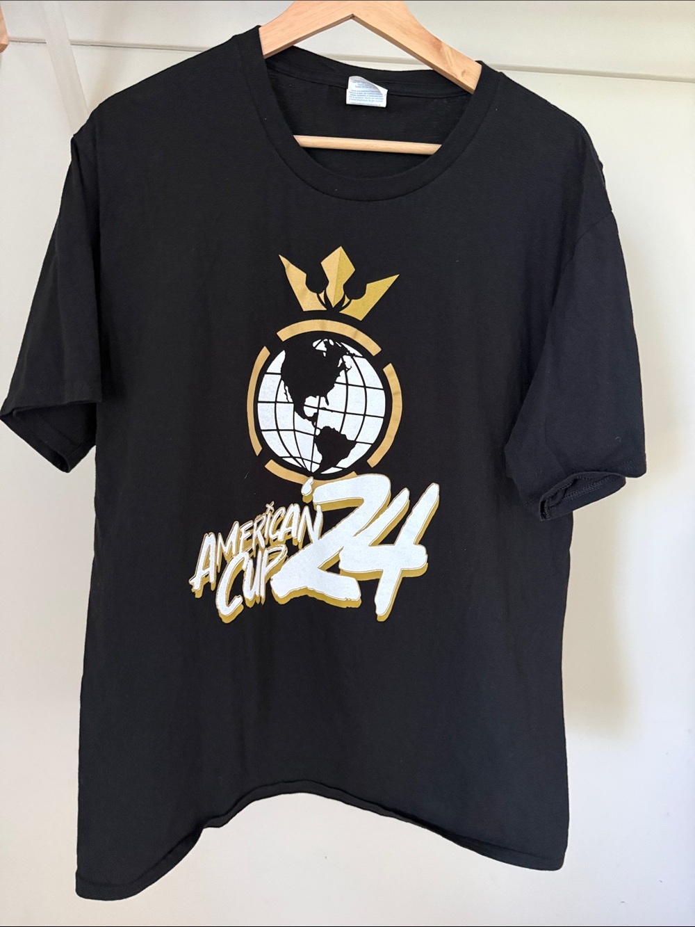 Port and Company Black American Cup '24 Graphic Tee